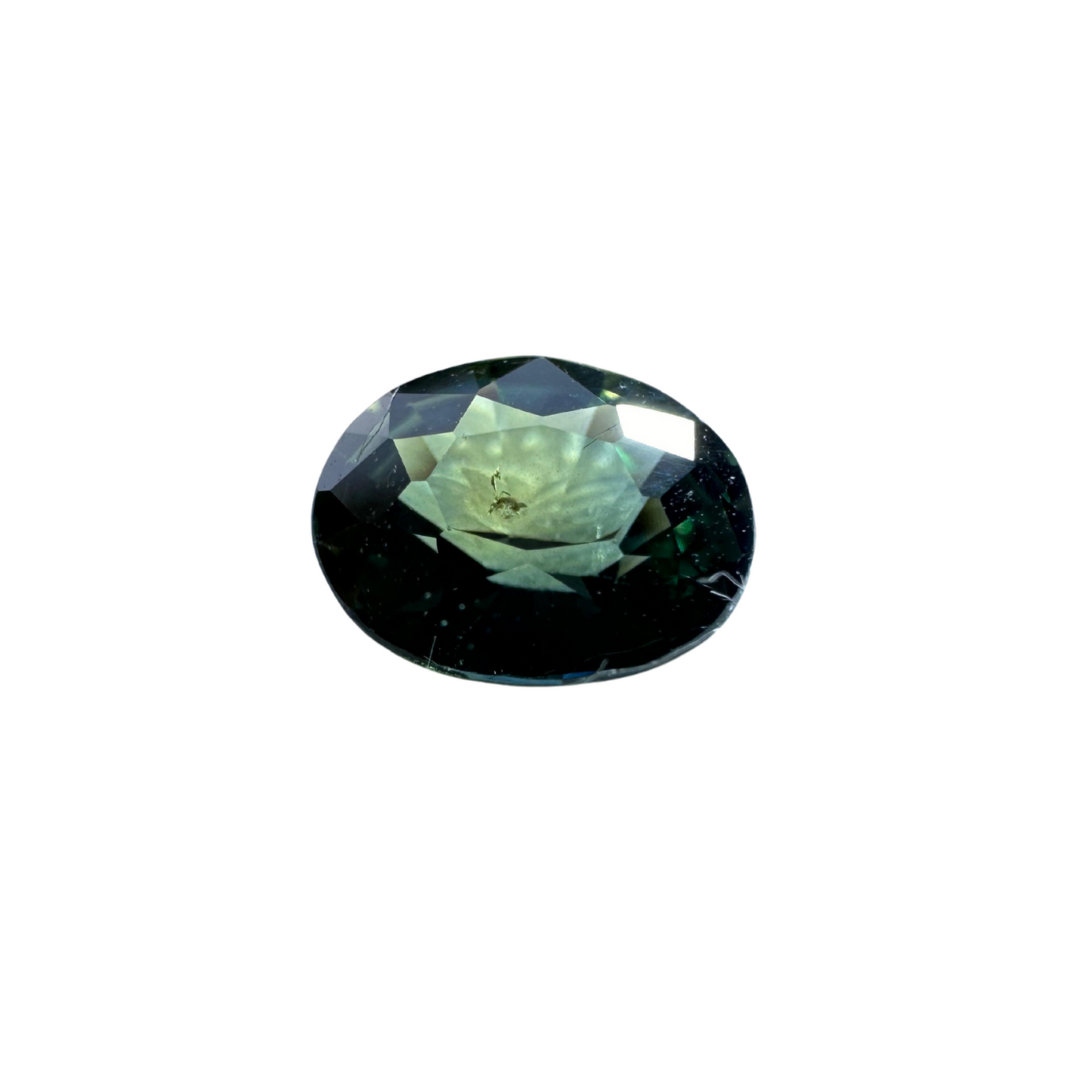 Green Sapphire - (Un-Heated) Green 1.25Ct