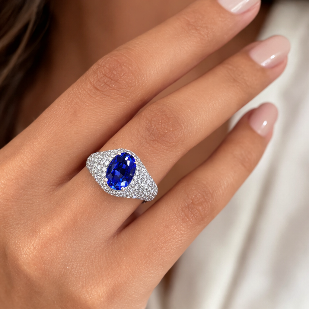 Imperial Blue Sapphire Ring