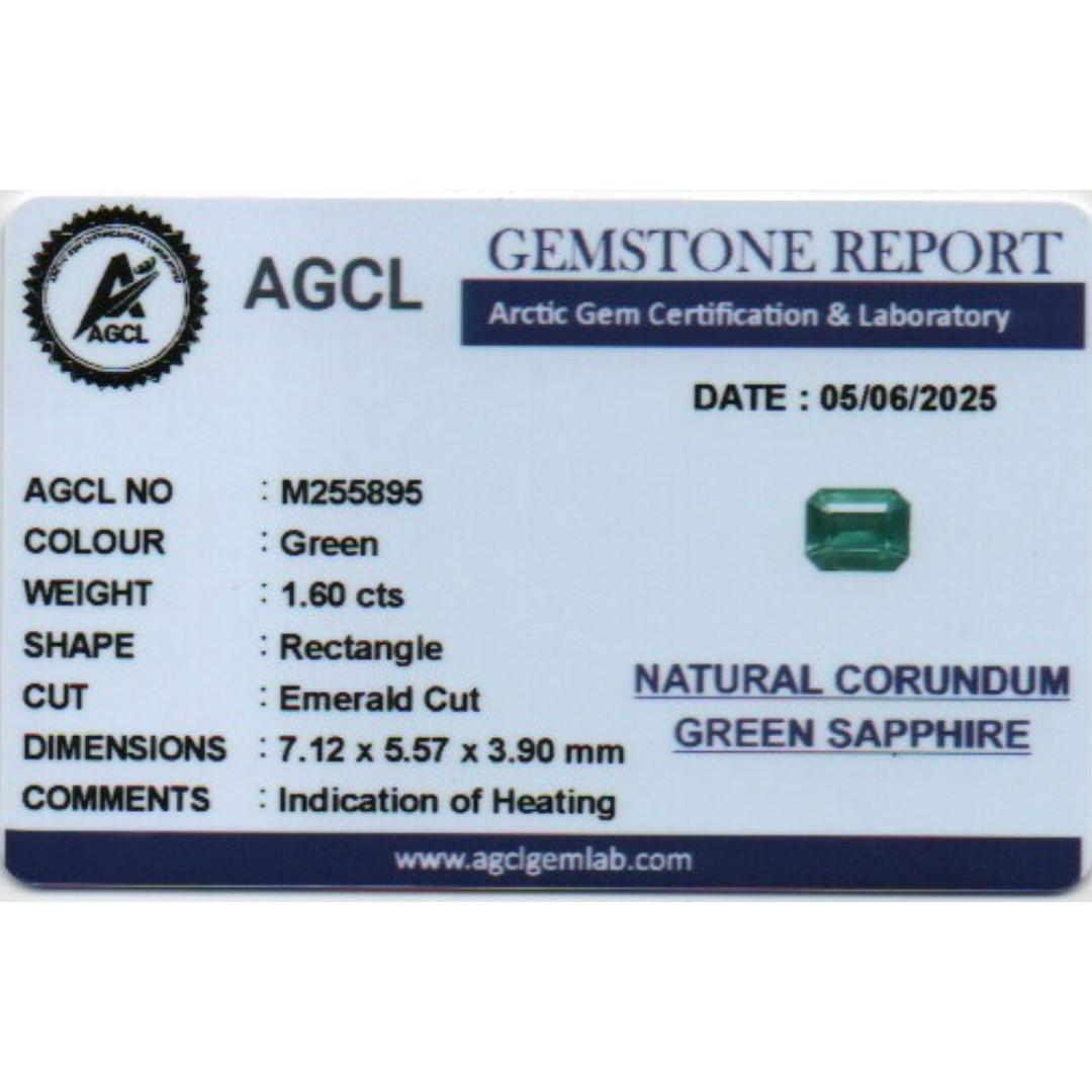 Green Sapphire - Green 1.60Ct