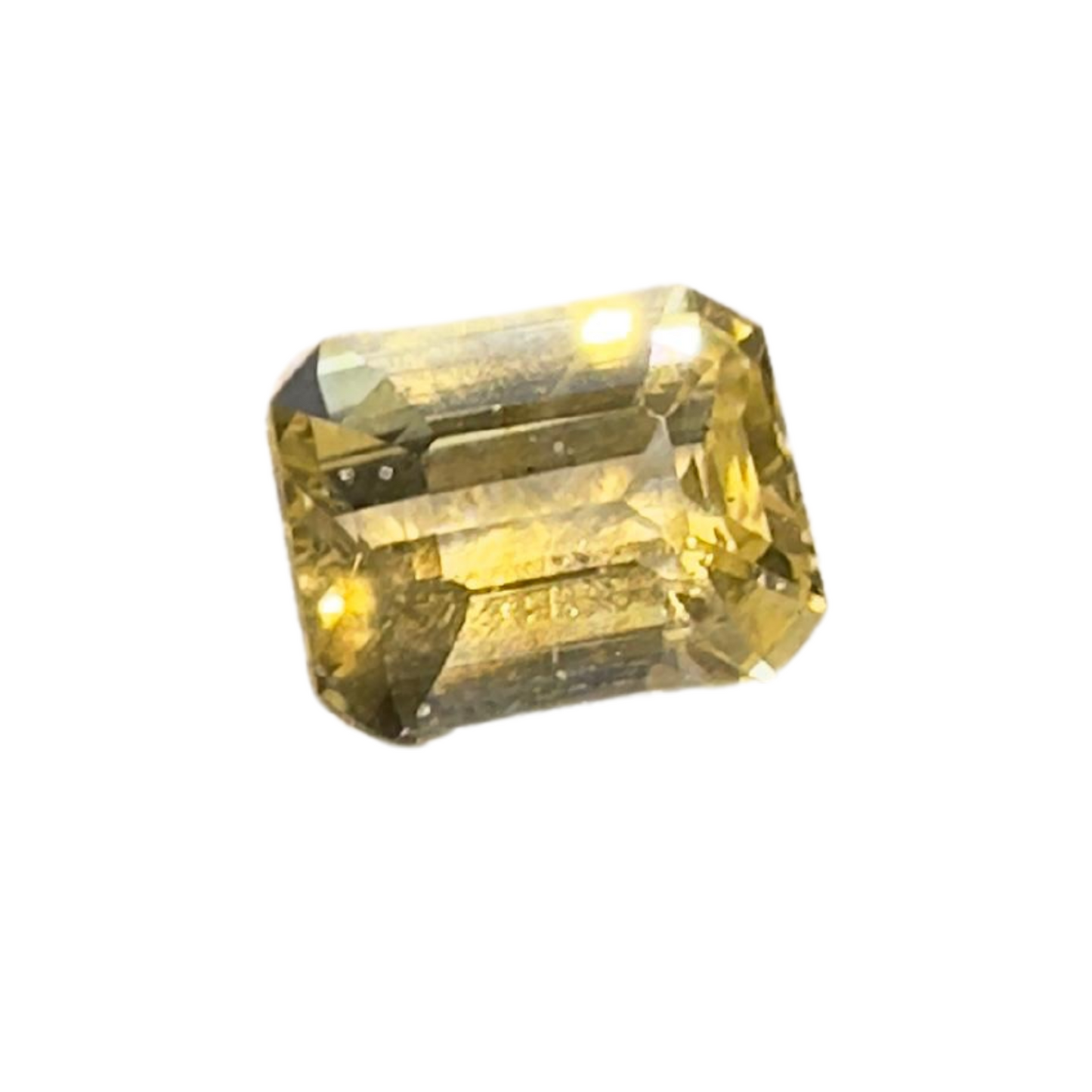 Yellow Sapphire - Vivid Yellow (Un heated) 6.35Ct