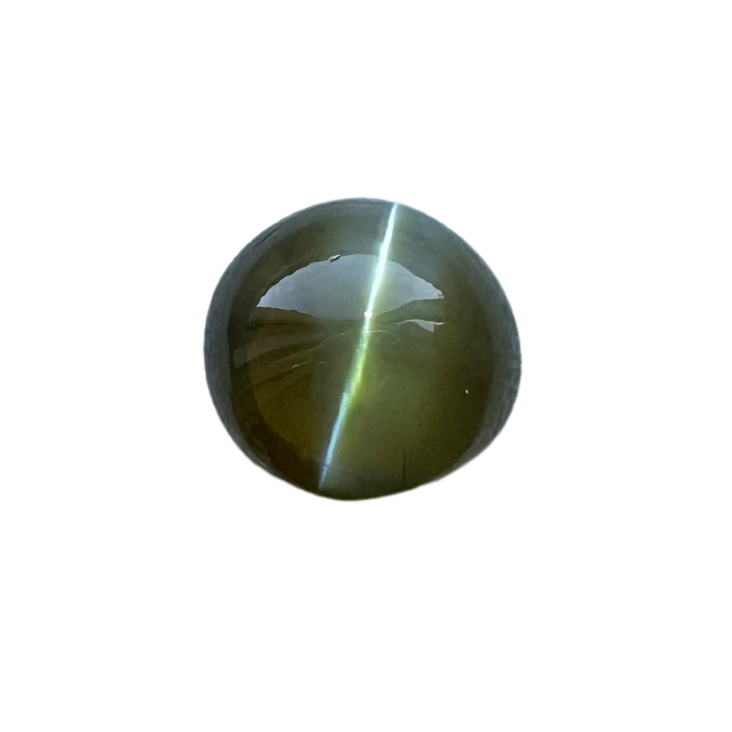 Chrysoberyl Cat's Eye - (Un-Heated) Greenish Brown 2.10Ct