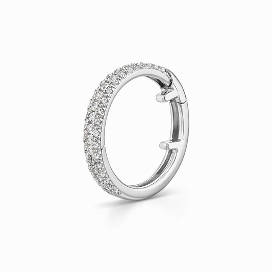 Majestic Halo Diamond Hoops