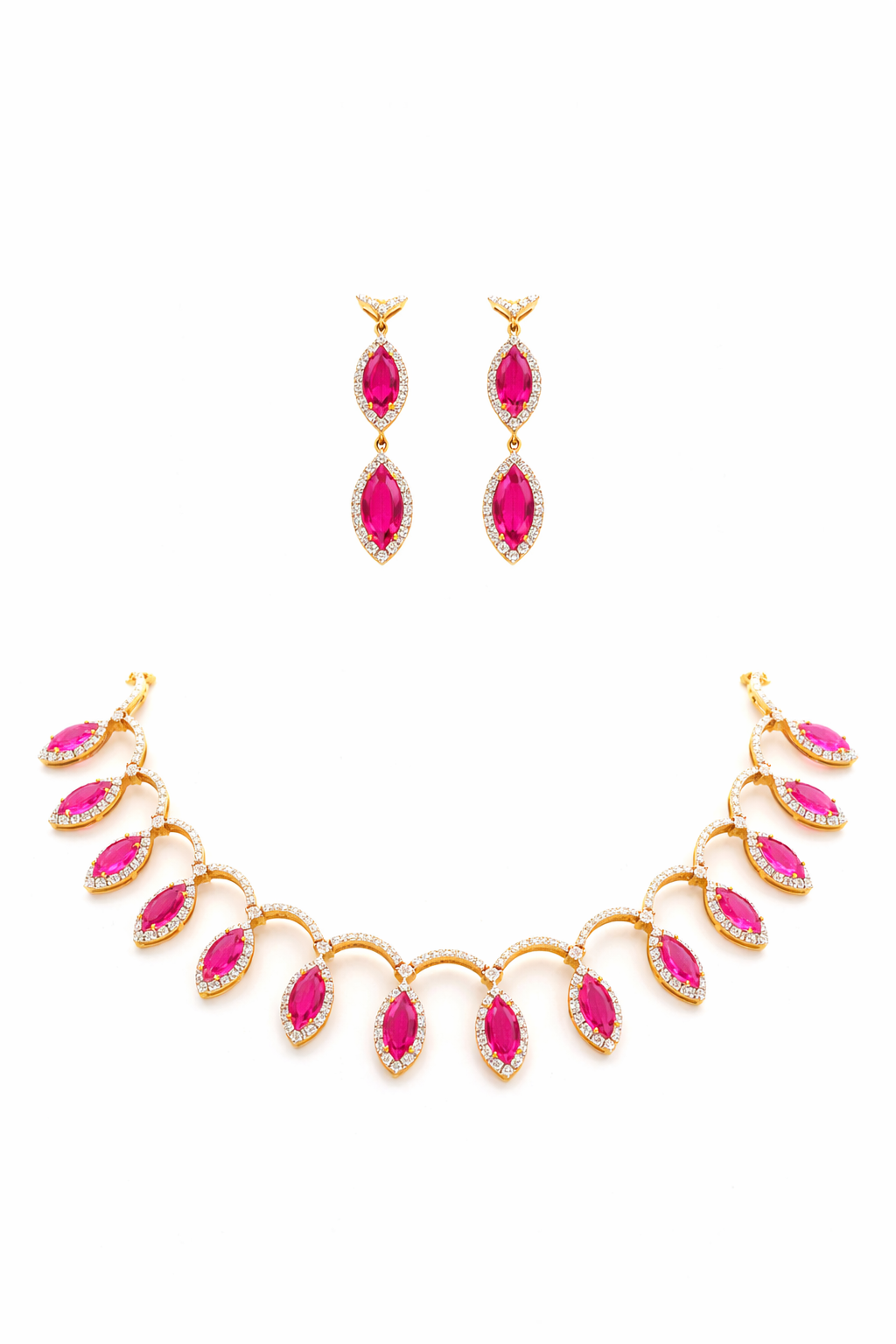 Crimson Ruby Elegance Set
