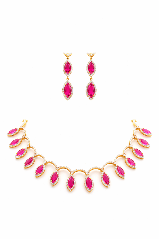 Crimson Ruby Elegance Set