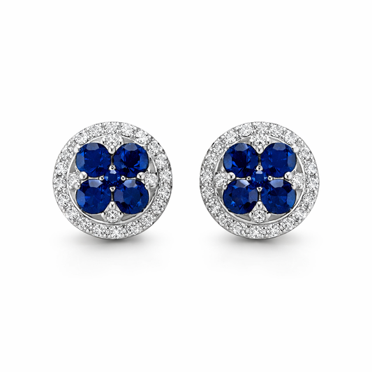 Elysian Blue Studs