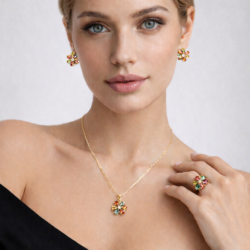Celestial Spectrum Sapphire Set