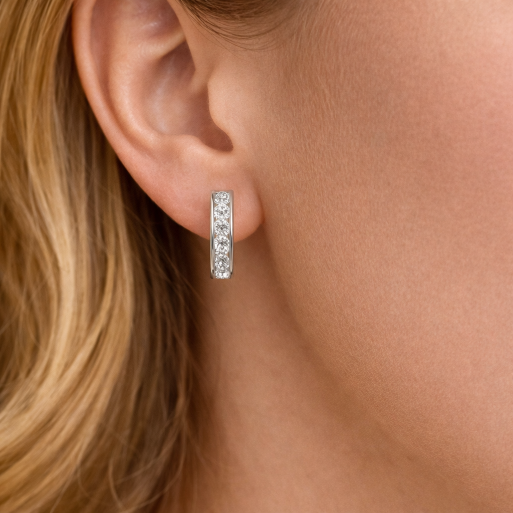 Imperial Éclat Diamond Hoops