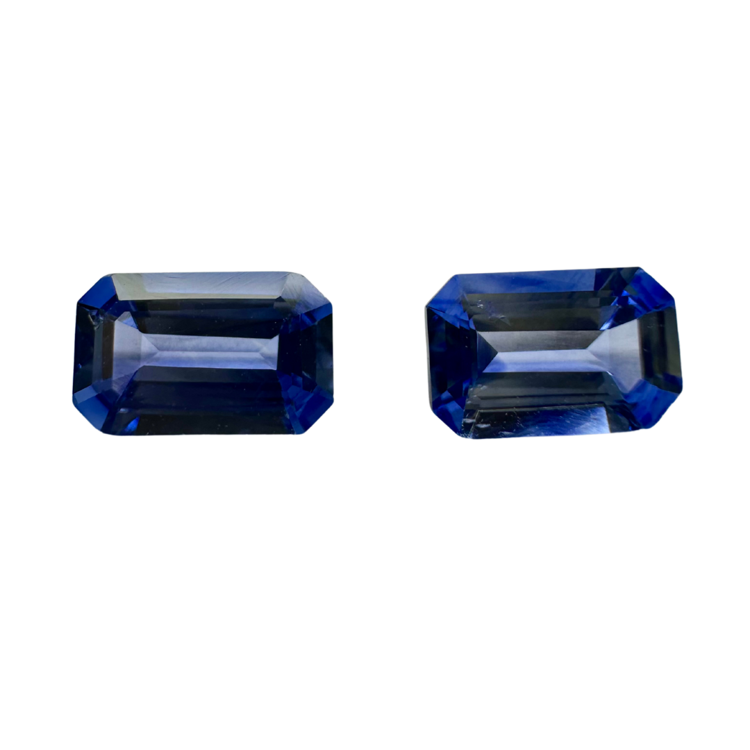 Blue Sapphire - Cornflower Blue 1.60Ct (2 pcs pair)