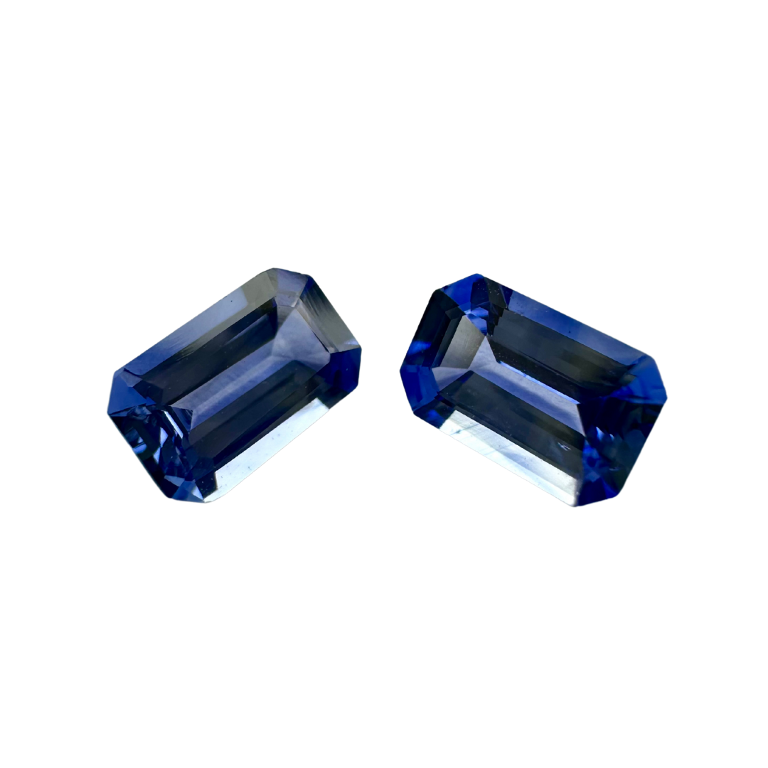Blue Sapphire - Cornflower Blue 1.60Ct (2 pcs pair)