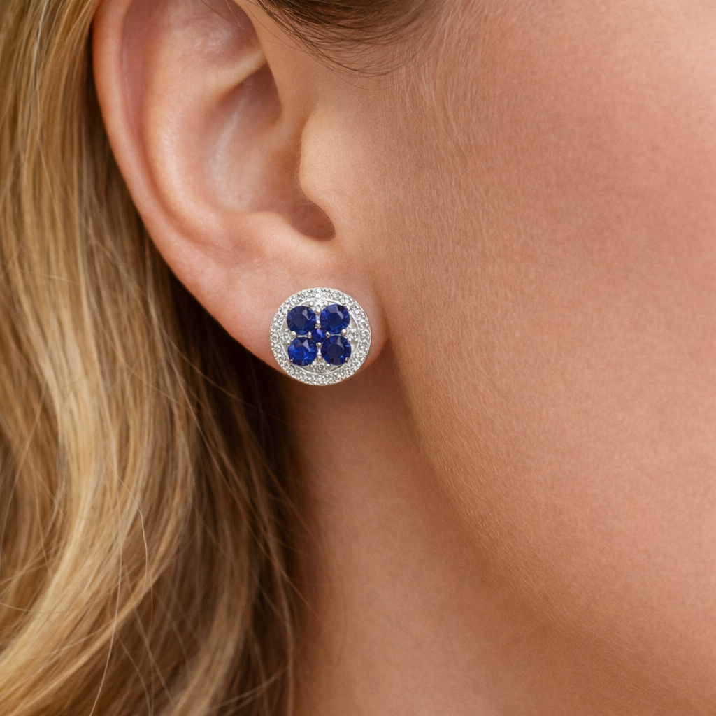 Elysian Blue Studs