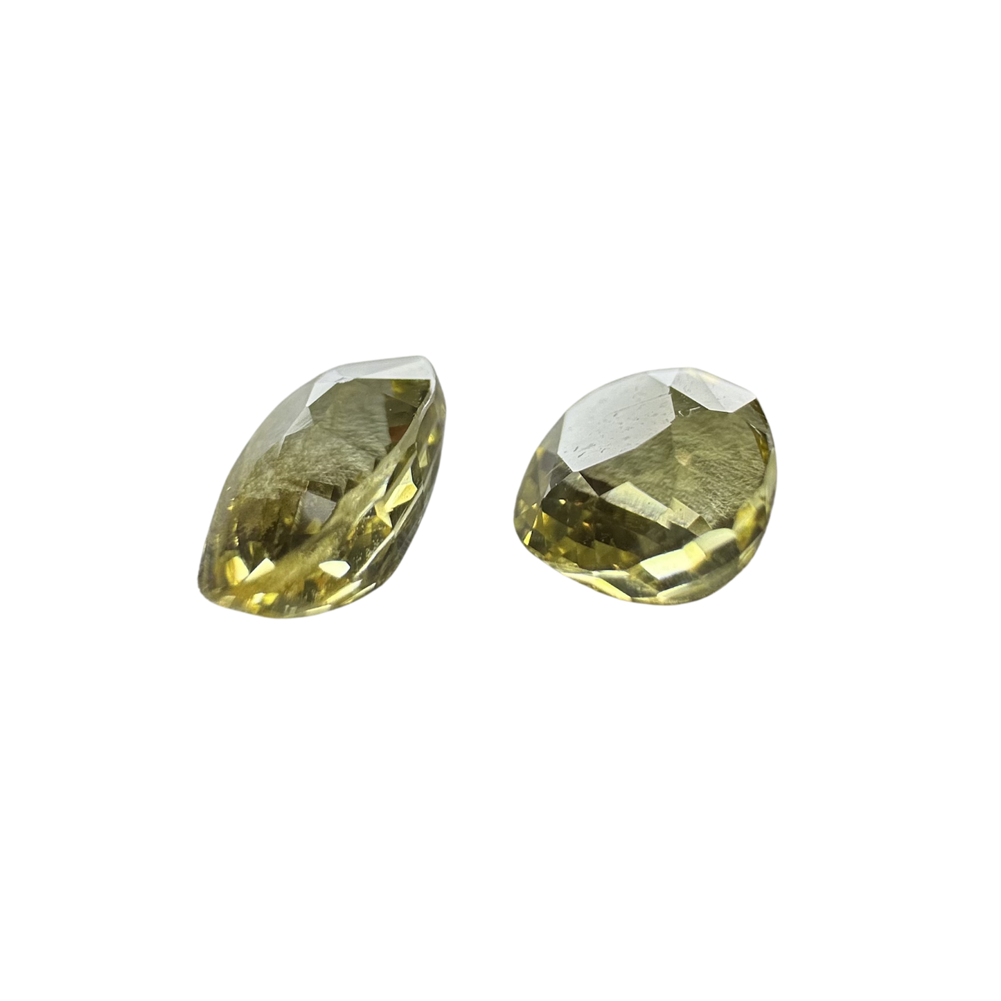 Yellow Sapphire Pair - Yellow (Un-Heated) 4.04Ct