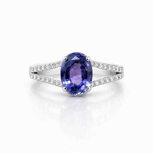 Amethysta Violet Lume Ring
