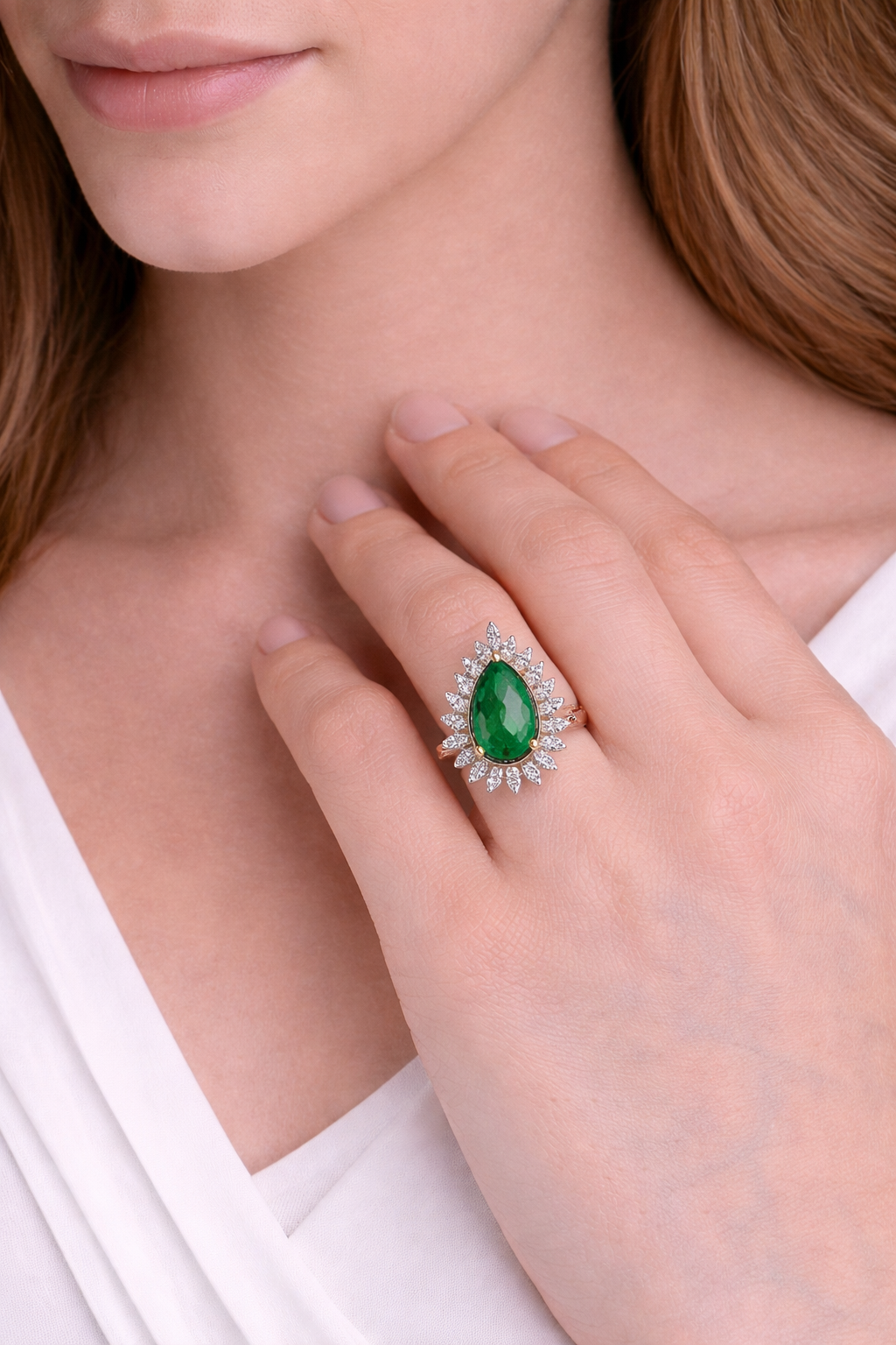 Imperial Emerald Radiance Ring