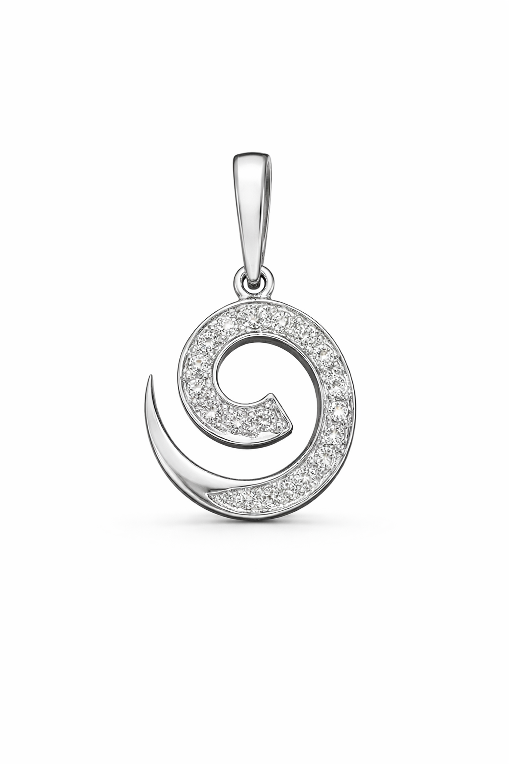 Nova Spiral Diamond Pendant