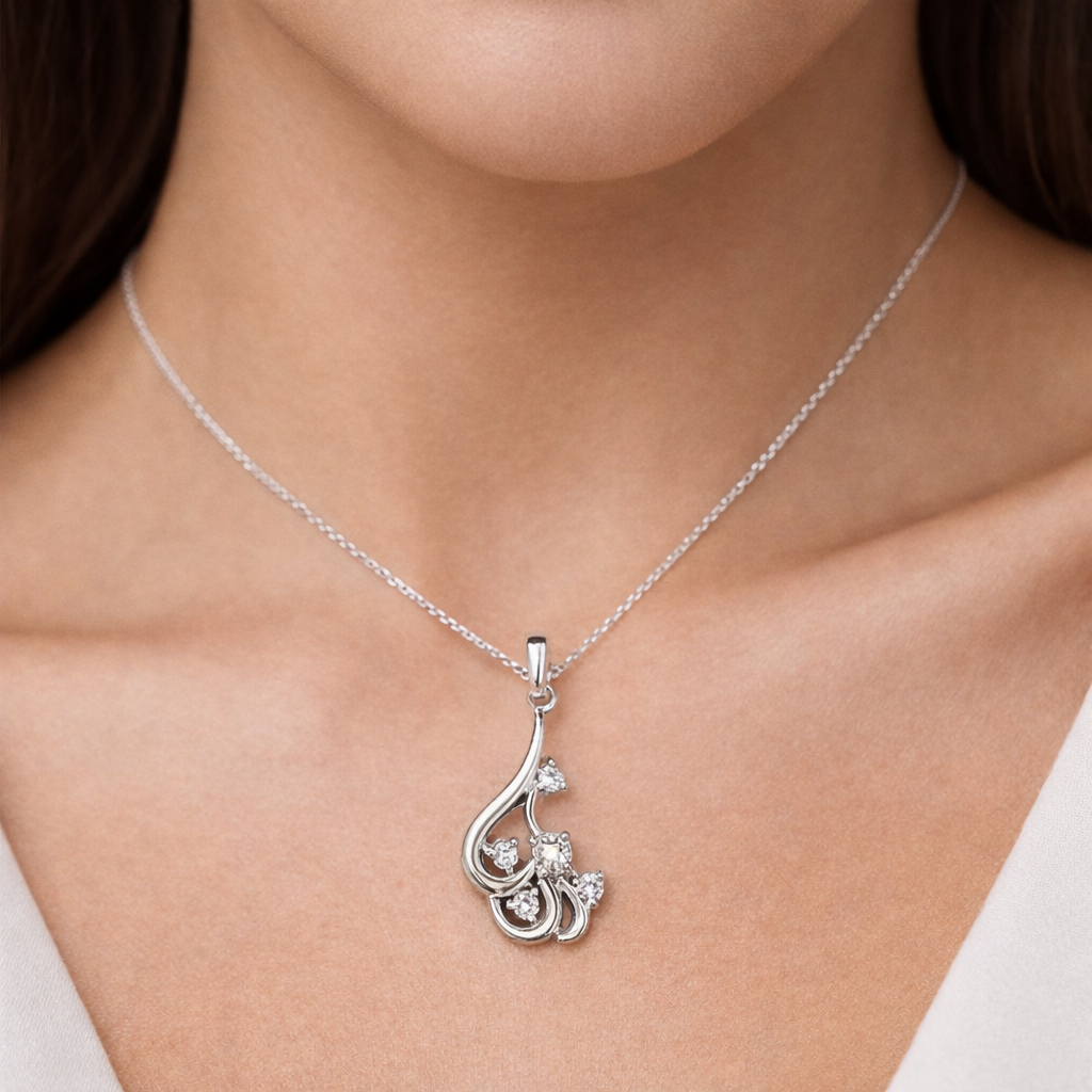 Aurelia Diamond Whisper Pendant