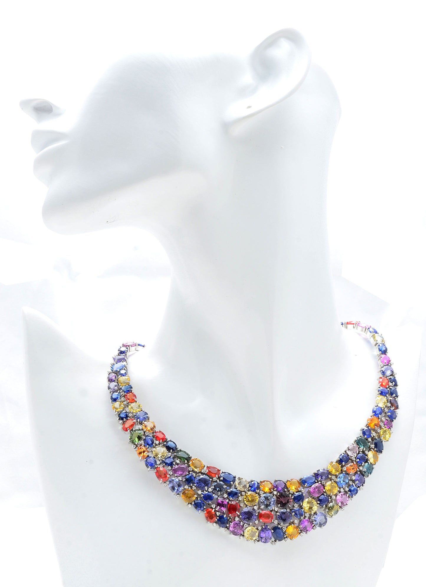 Eternal Spectrum Sapphire Necklace