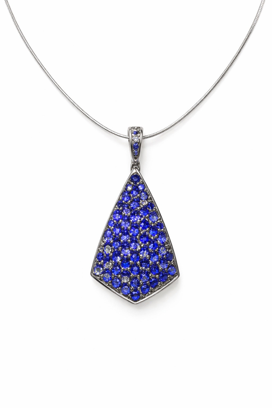 Imperial Ceylon Sapphire Pendant
