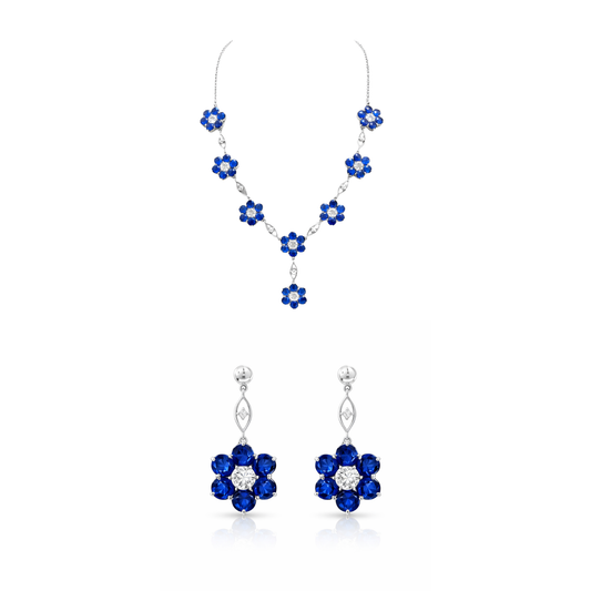 Blue Majesty Sapphire Bloom Set